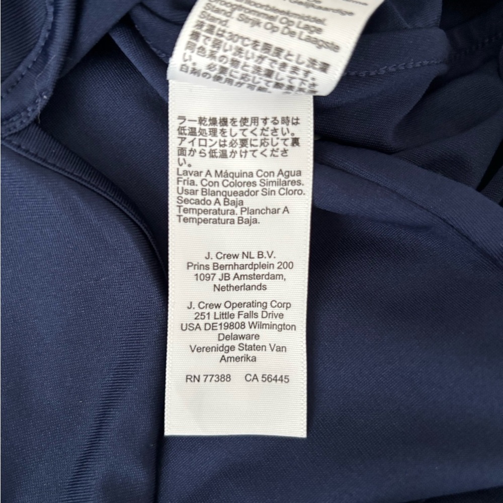 J. Crew Navy Blue Stretch Athletic Skirt with Built-in Shorts Size XS - Picture 11 of 12